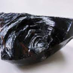 Obsidian natural black volcanic glass gemstone for protection, grounding, and energy clearing | Gemstonescraft.