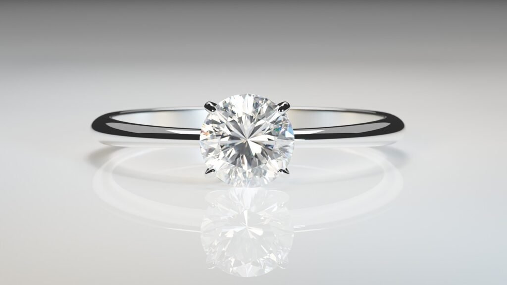 ring-cushion-cut diamond