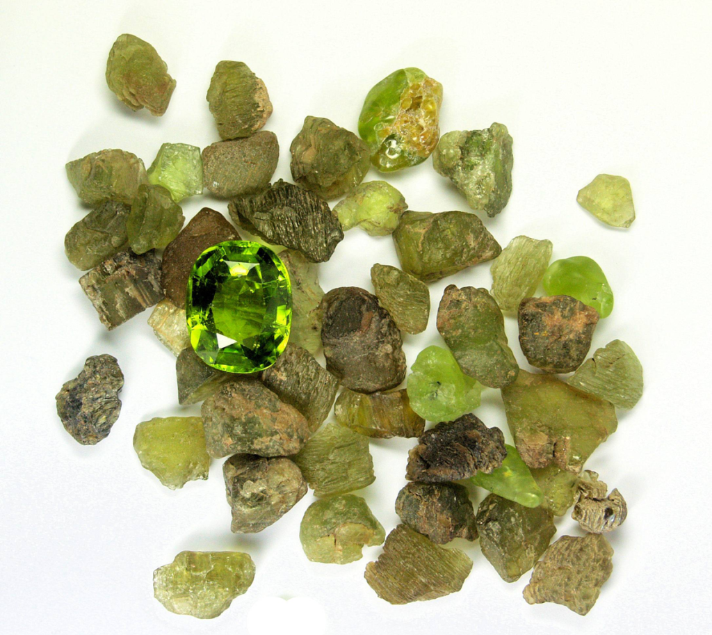 Peridot-gemstones